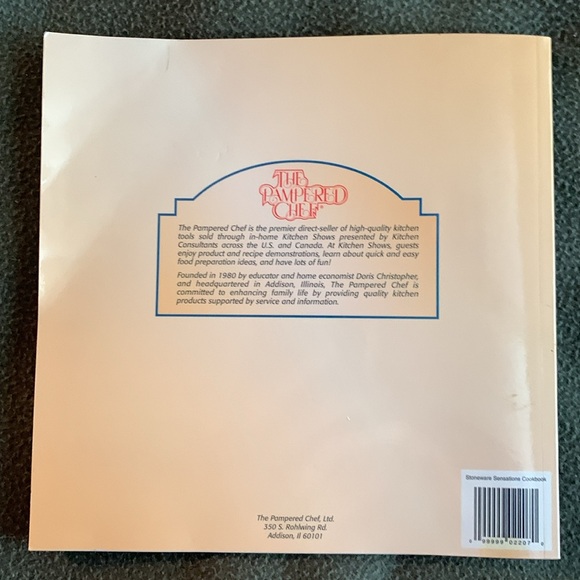 The Pampered Chef “Stoneware Sensations” cookbook by Doris Christopher - Picture 2 of 8